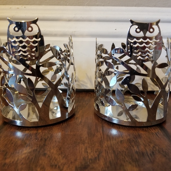 Gold Canyon Other - NWOT Gold Canyon owl candle holders